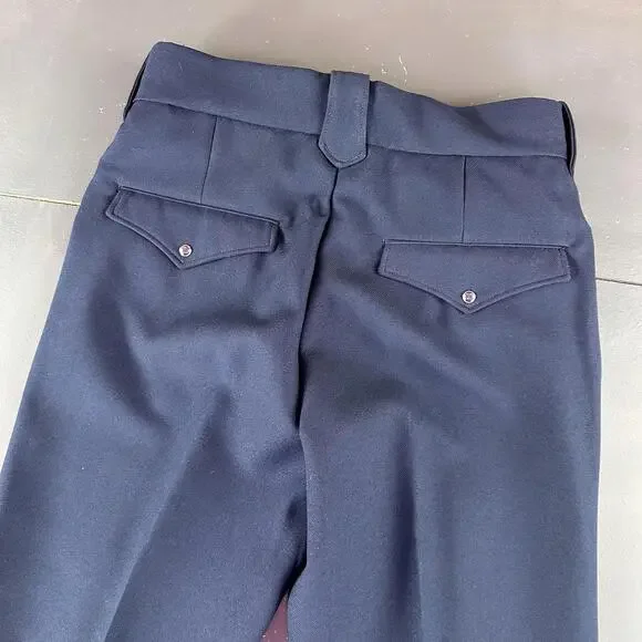 VTG Dickson Jenkins Western Pants Mens 28 Blue Bootcut Flared Bell NWT USA 70's - Picture 9 of 9